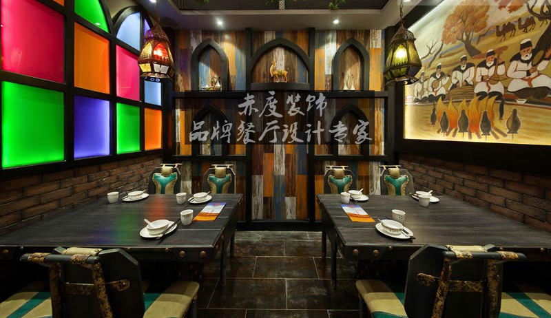 【赤度装饰设计餐厅案例】个性十足的北疆饭店主题餐厅设计案例