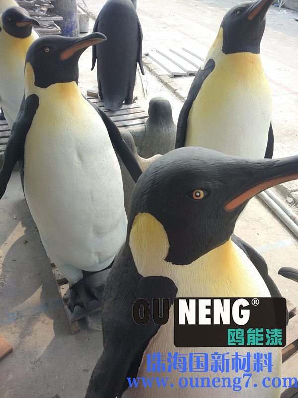 玻璃鋼雕塑汽車漆上色