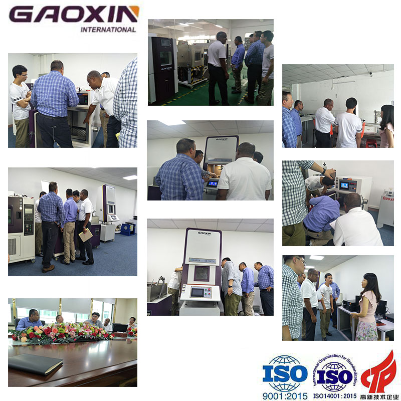 美國金霸王考察團(tuán)蒞臨東莞高鑫檢測設(shè)備工廠參觀并開展技術(shù)交流會